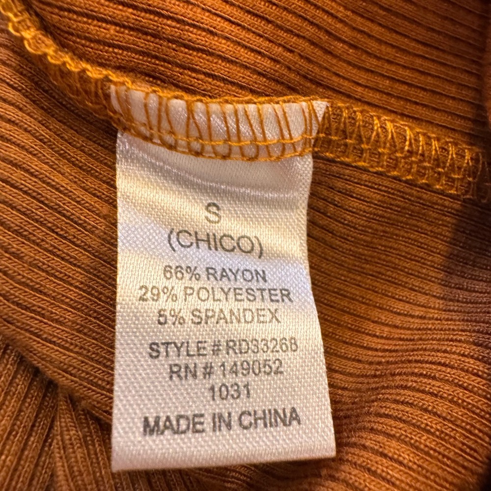 Fashion Nova Rust Ribbed Knit Button Down Short Sleeve Bodycon Midi Dress Sz S - Picture 9 of 12